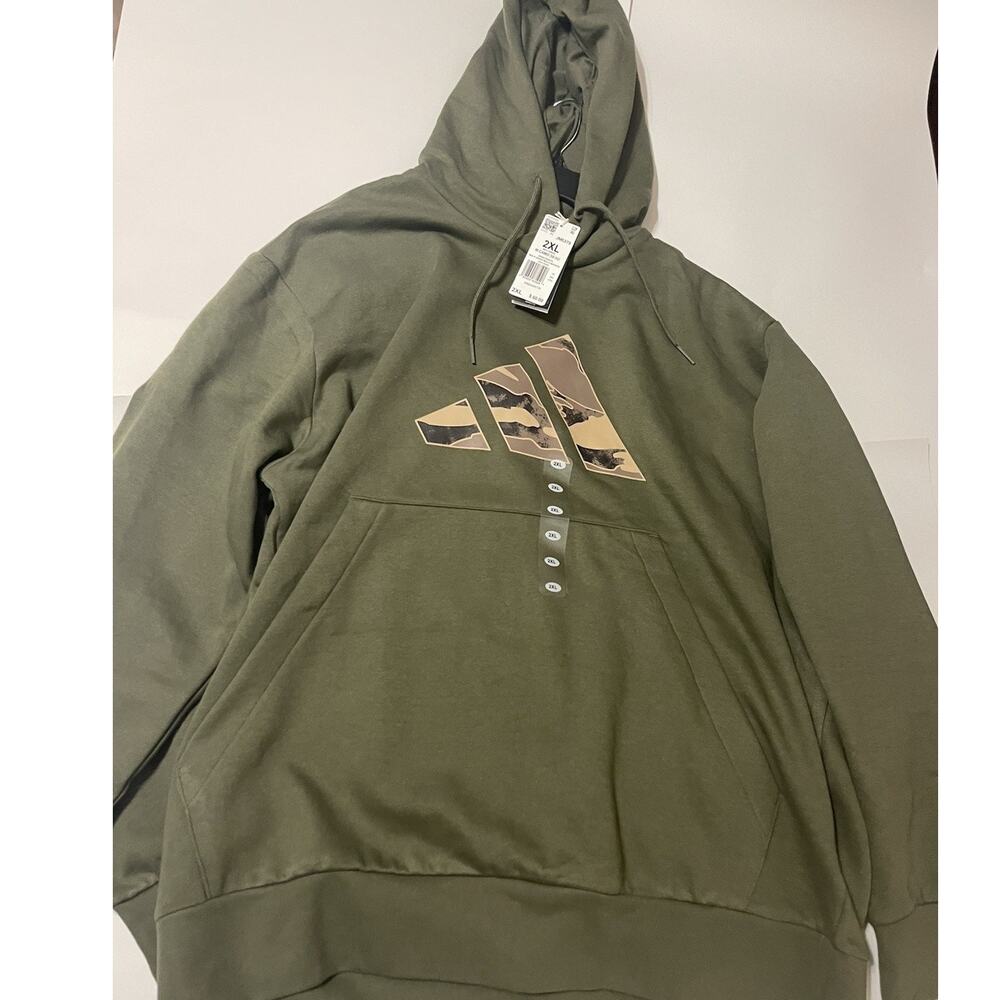 Adidas XXL Camo Green Hoodie
